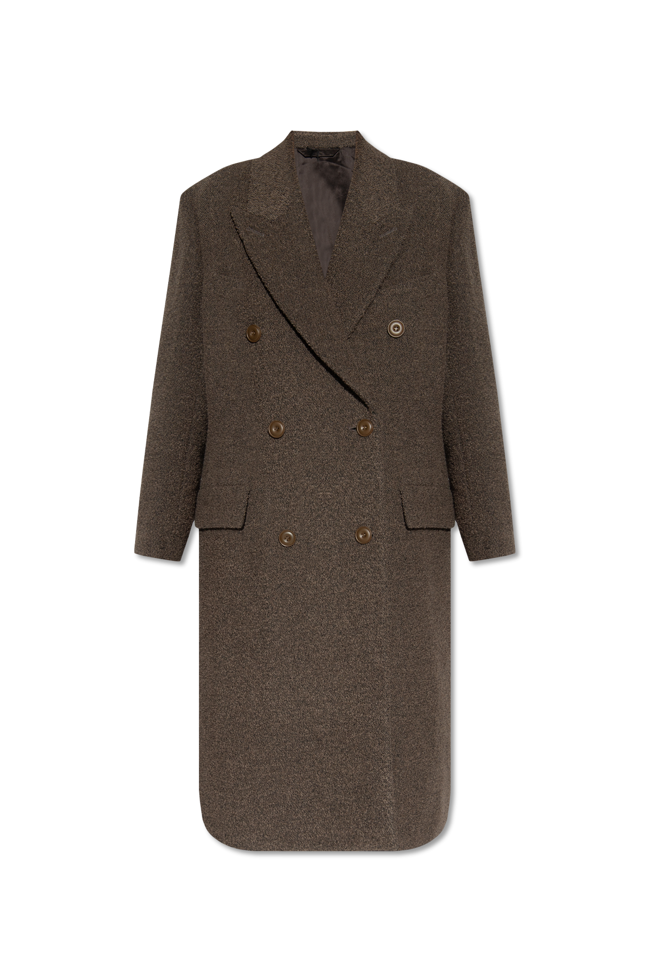 Brown Wool coat Acne Studios - SchaferandweinerShops Tonga